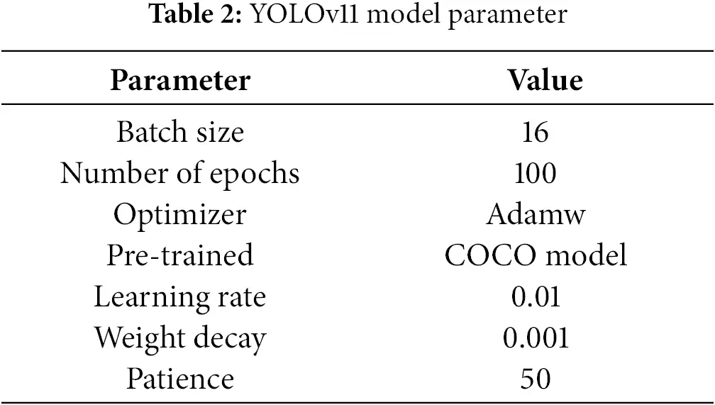 CMC | Free Full-Text | A YOLOv11-Based Deep Learning Framework for ...