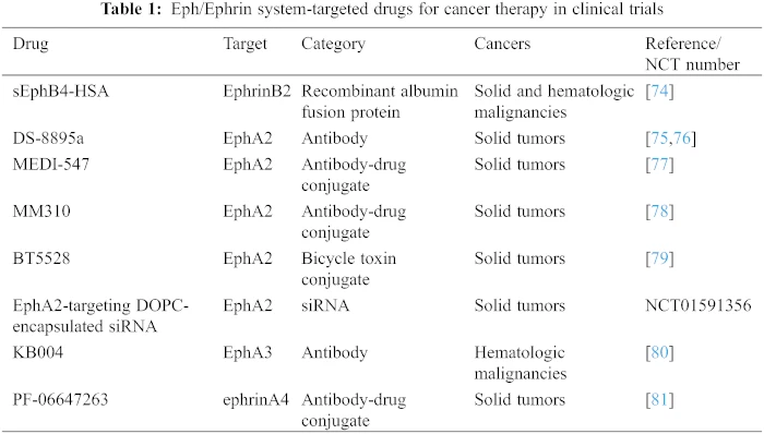 ONCOLOGIE | Free Full-Text | The Eph/Ephrin System in