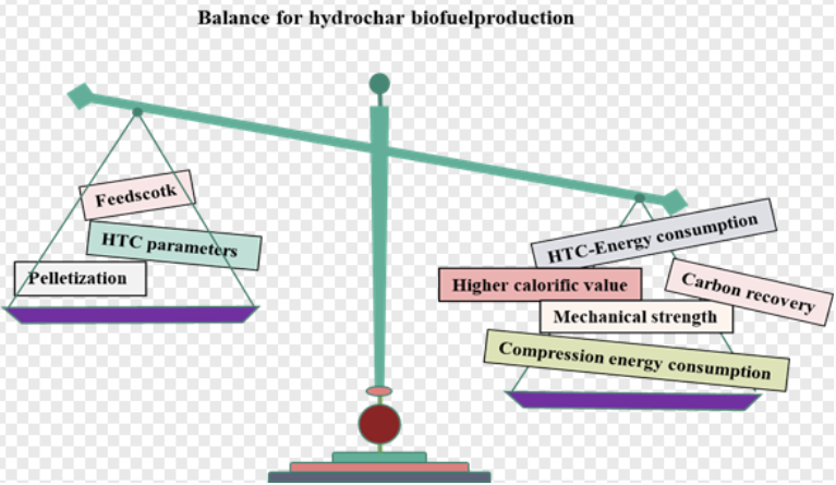 Hydrochar Pelletization towards Solid Biofuel from Biowaste Hydrothermal Carbonization