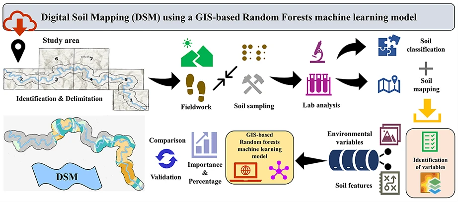 Digital Soil Mapping (DSM) Using a GIS-Based RF Machine Learning Model: The Case of Strandzha Mountains (Thrace Peninsula, Türkiye)