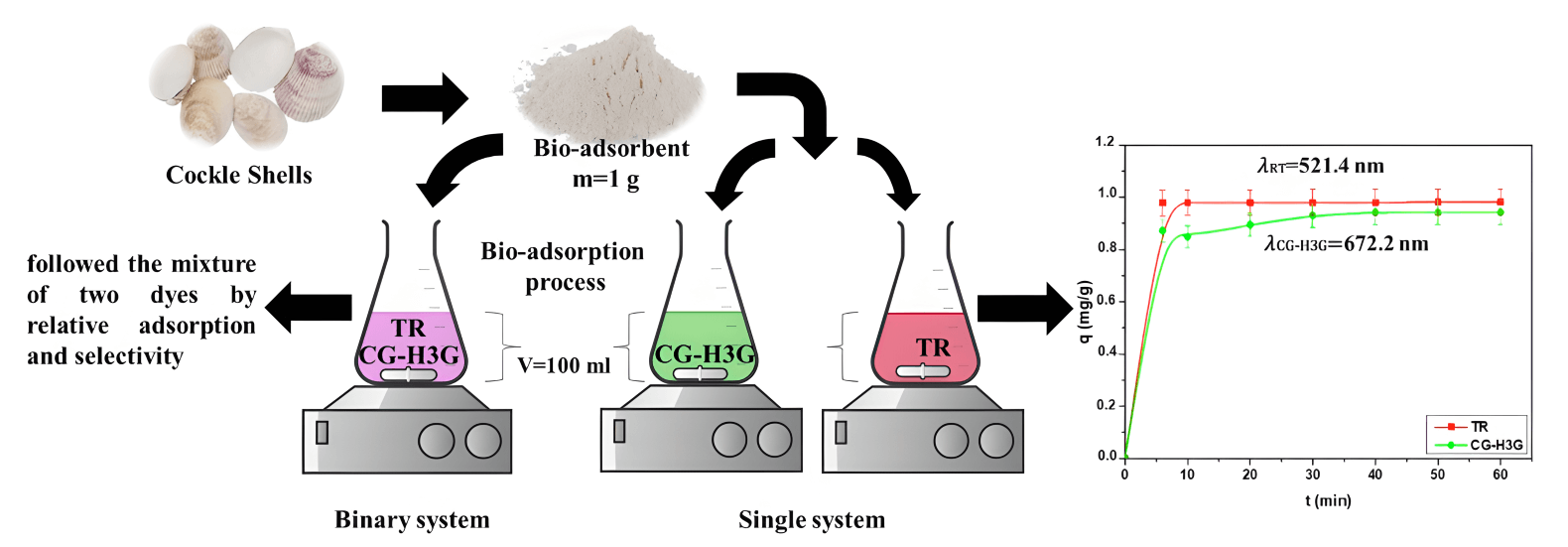 Experimental Study of Selective Batch Bio-Adsorption for the Removal of Dyes in Industrial Textile Effluents